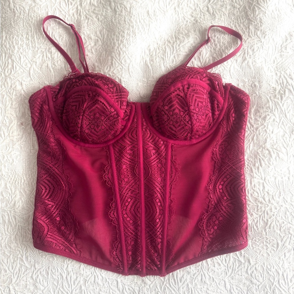 Lace Bustier Corset Top
